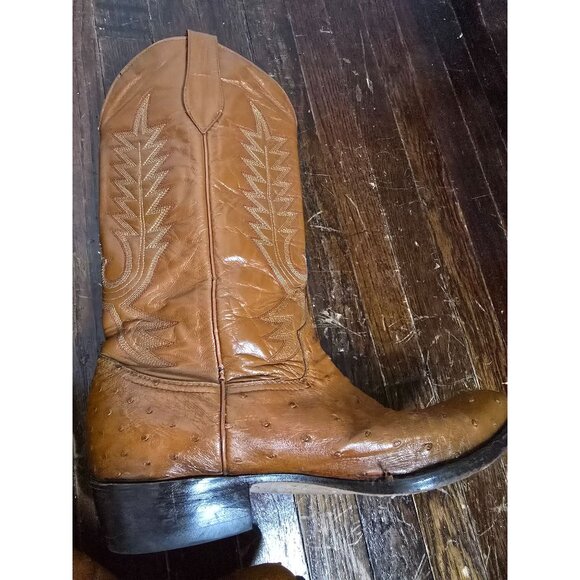 Vintage Botas Calibre Light Brown Cowboy Boots - Picture 11 of 16